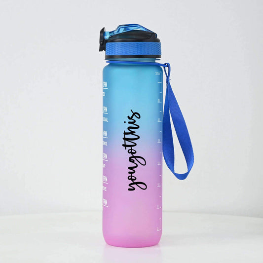 Water Bottle Blue / Pink
